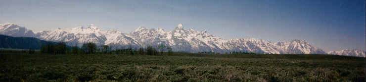 Teton Range in Grand Teton NP